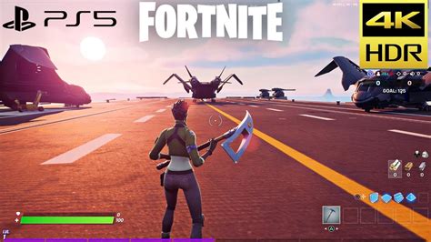 Fortnite Ps5 Incredible Graphics 4k Hdr 60fps Youtube