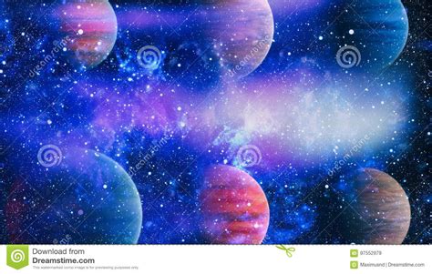 Planet Elements Of This Image Furnished By Nasa Stock Illustration