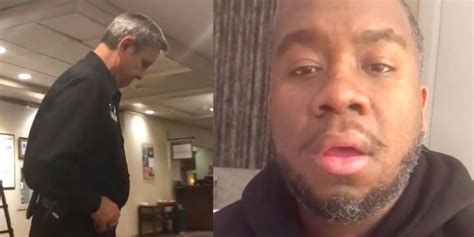 White Security Guard Calls Police On Black Man For Taking A Phone Call In Hotel Lobby Indy100