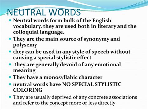 Stylistic Lexicology Stylistic Classification Of The English