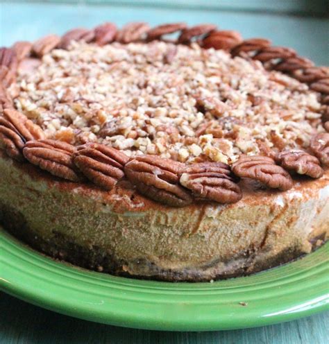 A Rich And Creamy Vegan Pumpkin Cheesecake Made With A Gingersnap Crust