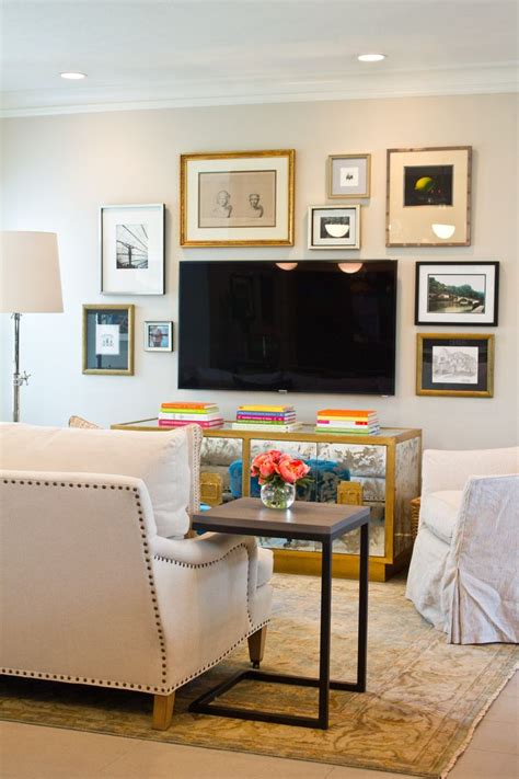 15 Ways To Decorate Around And Hide The Tv Thrifty Decor Chick