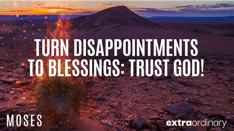 Turn Disappointments To Blessings Trust God Christs Commission