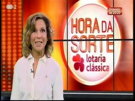Descubra se é o feliz contemplado. Hora da Sorte: Lotaria Clássica RTP2 2020 - YouTube