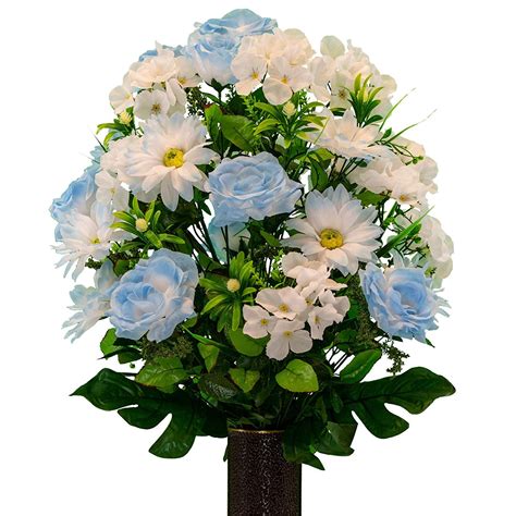 Unfollow artificial outdoor flowers to stop getting updates on your ebay feed. Sympathy Silks Artificial Cemetery Flowers - Realistic ...