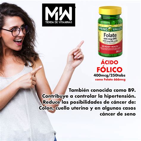 Ácido Fólico as Folate Folic Acid 400 mcg as Folate Folato 666mcg