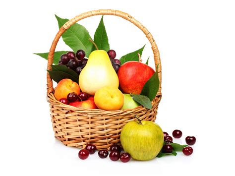 4k 5k Fruit Apples Grapes Pears Plums Wicker Basket Hd