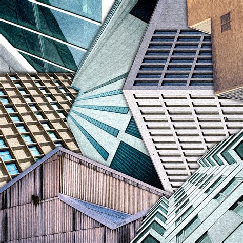 City Buildings Abstract Photograph By Phil Perkins Fine Art America
