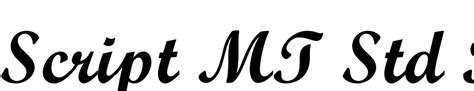 English, french, german, greek, italian, maltese, polish, turkish. Script MT Std Bold Font Free Download