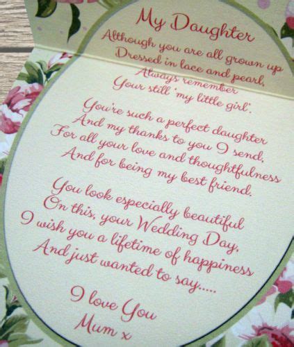 In delivering your mother of the bride speech, be sure to address her directly at several points during the speech, showering her with warm words. MOTHER-OF-THE-BRIDE-GIFT-FOR-DAUGHTER-Sentiments-Gift-Card ...