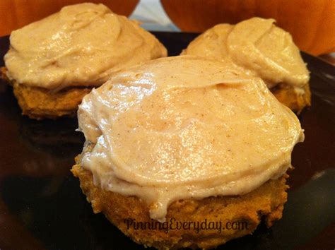 Pumpkin Cookies With Vanilla Cinnamon Cream Cheese