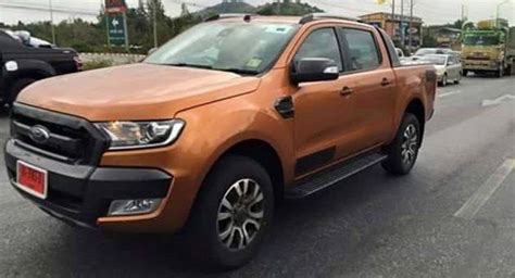 Ford Ranger Wildtrak Facelift Spotted Undisguised