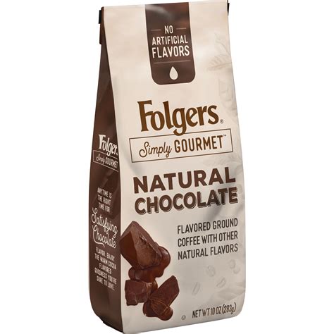Folgers Simply Gourmet Natural Chocolate Flavored Ground Coffee