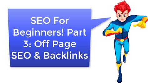 Learn Seo Tutorial For Beginners Part 3 Off Siteoff Page Seo