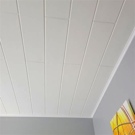 White Styrofoam Ceiling Planks To Cover Popcorn Ceiling Or Etsy In