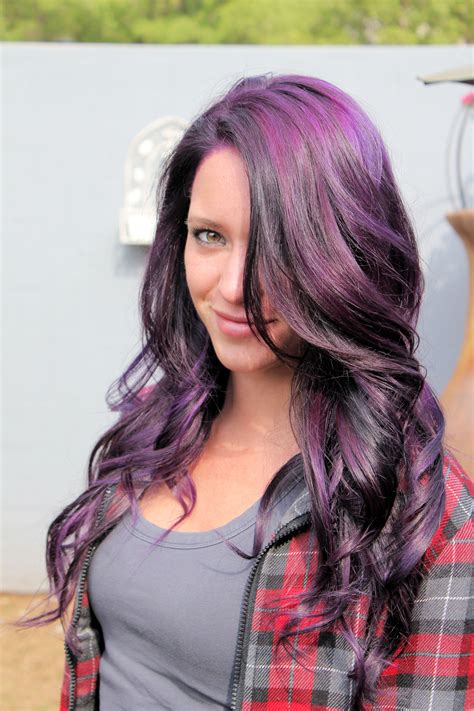 Different Shades Of Violets And Purples Hair By Riaan