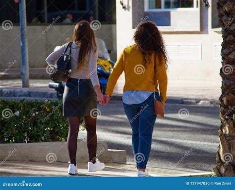 Two Lesbian Girlfriends Helping Each Other Telegraph