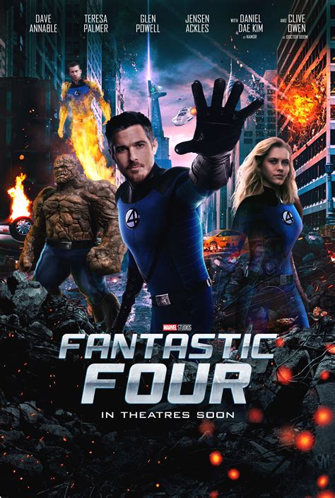 Fantastic Four Mcu Poster Fantastic Four Marvel Movie Posters