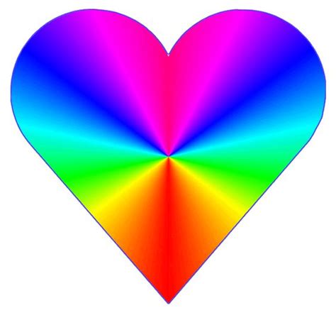 Rainbow Love Hearts Clipart Best