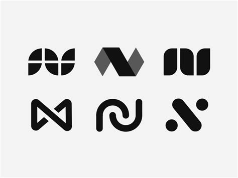 Get inspired by these amazing haircut logos created by professional designers. N Letter Marks | Lettering design, N letter design, N logo ...