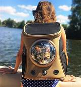 The zipper lock ensures safety of your cat while you enjoy your trip alongside your cat. This Adorable Cat Backpack Will Change Your Life (And Your ...