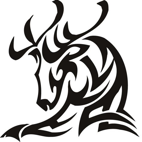 Deer Tribal Tattoos Design Idea Deer Tribal Tattoos Design Idea Deer