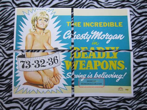 Chesty Morgan In Deadly Weapons Large Poster Copy Replica Reproduction