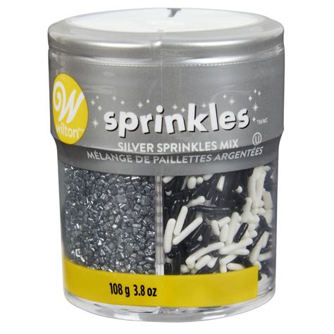 Wilton Pearlized Silver Sprinkles Assortment 108 G Walmart Canada