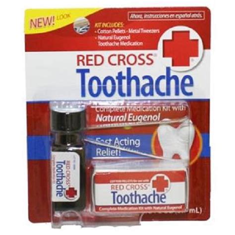 Product Of Red Cross Toothache Relief Kit Count 1 8 Oz Toothache