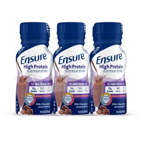 Ensure High Protein Milk Chocolate Ready To Drink Nutrition Shakes