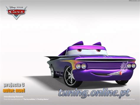 tuning virtual nos cars do filme da disney