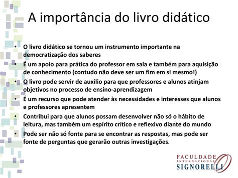 Importancia Do Livro Didático