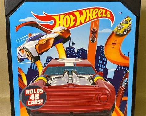Just Play Mattel Hot Wheels Storage Case Holds 48 Cars Etsy