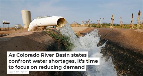 as colorado river basin states confront water shortages it s time to focus on reducing demand