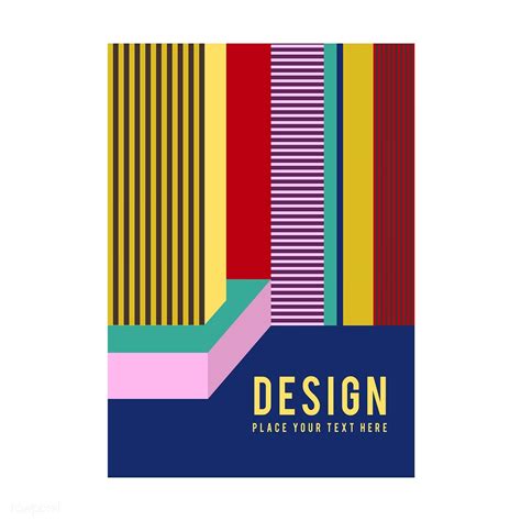 Modern Colorful Poster Design Graphic Free Image By