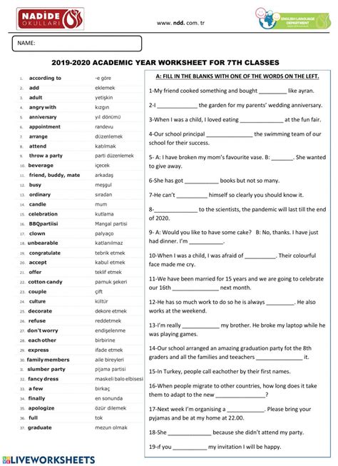 Our 5th grade vocabulary worksheets provide great practice in spelling,too. 20 7th Grade Language Arts Worksheets | Worksheet for Kids
