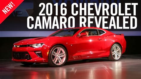 2016 Chevrolet Camaro Reveal Sixth Generation Youtube