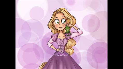 Rapunzel Speedpaint Disney Princess Sketchbook Ornament Collection
