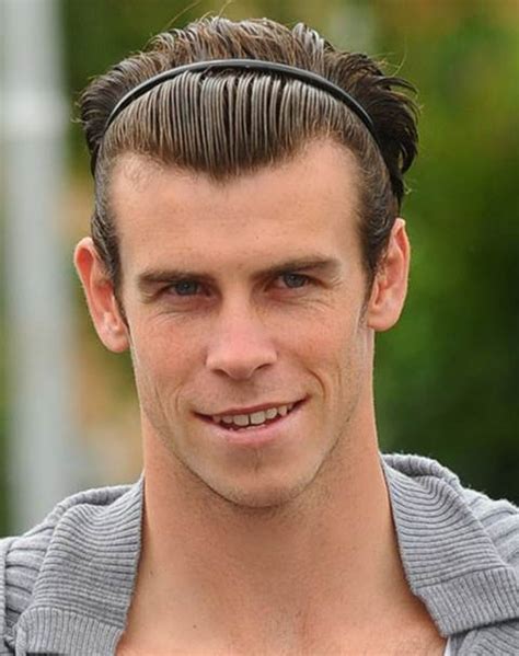 Which means it should be longer hair on the top and shorter on the back and an even incrementation in between. New Gareth Bale Man Bun Hairstyle with Long Hair Pictures!