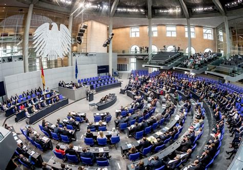 The bundestag was established by title iiib of the basic law for the federal republic of germany in 1949 as one of the legislative bodies of. Mit Stimmen von Union und SPD: Bundestag billigt ...