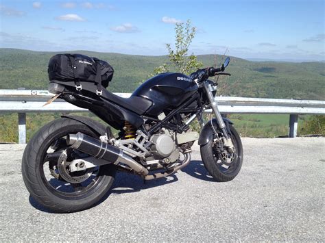 Stripping the wires, crimping 'em up. 2006 Monster 620, Mivv GP's, Kriega US-20 | Ducati ...