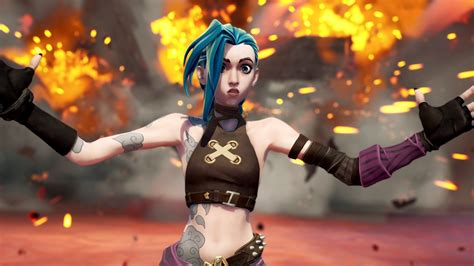Jinx From League Of Legends Is Making Her Way To Fortnite To Celebrate The Release Of Arcane