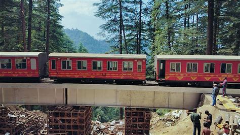 Kalka Shimla Narrow Gauge Rail Line Fully Restored Hindustan Times