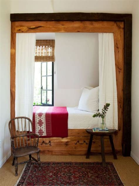 To make the area seem like a designated spot, add shelves, a floor cushion, pillows and some fun accents, like a wall decal and string lights. 46 Romantic Rustic Reading Nook Design Decorating Ideas in ...