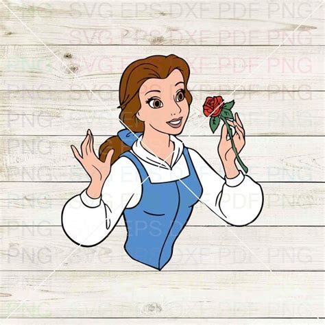 Belle Svg Belle Cutting File Beauty And The Beast Svg And Etsy The