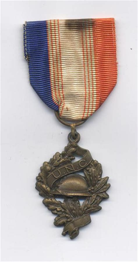 French Commemorative Medal For Ww1 Veterans France Gentlemans