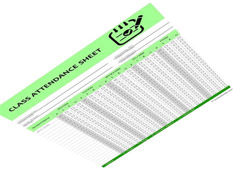 Employee Attendance Sheet Is A Document That Records The Presence