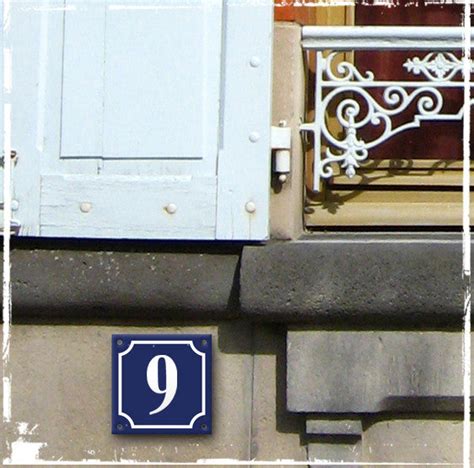 French Enamel House Numbers Thefrenchnumber