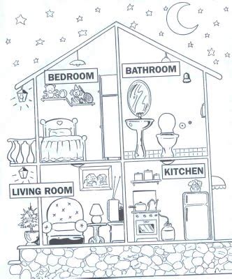 Download printable flashcards of parts of the house: Learning English: Parts of the house