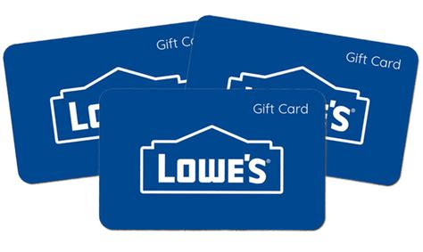Get A Gift Card To Lowes Get It Free